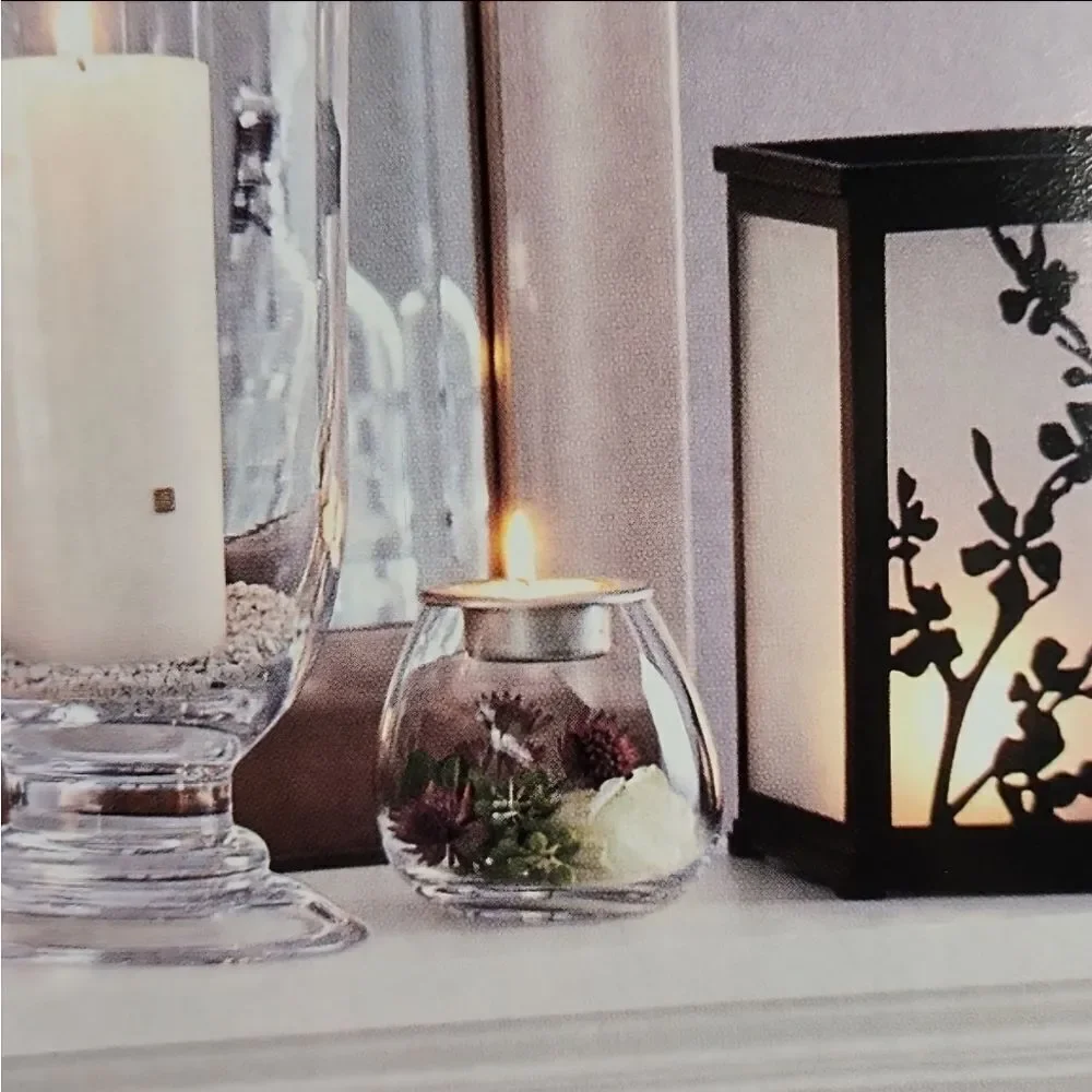 🩵Partylite Clearly Creative Customizable Tealight Candle Holder